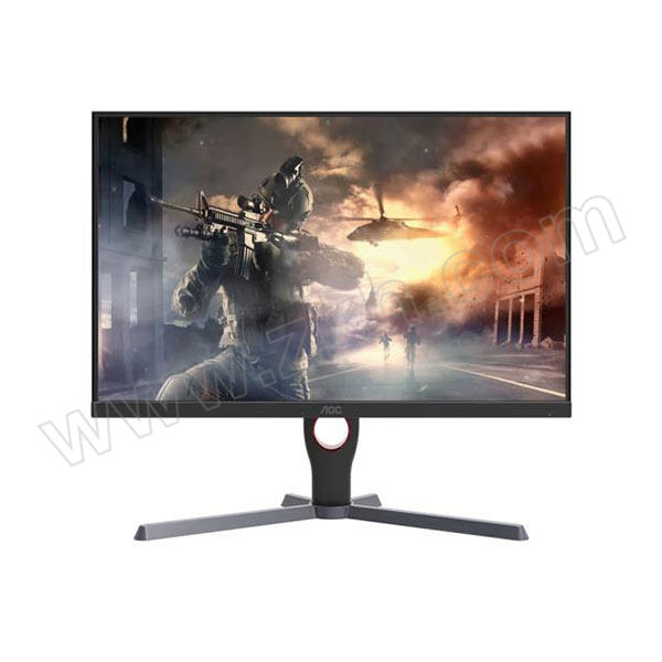 AOC 电脑显示器 24G11E 23.8" 180Hz 广色域快速液晶1ms响应HDR10低蓝光不闪 1台