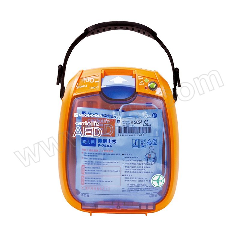 NIHON KOHDEN/光电 体外除颤器AED-3151 AED-3151 主机×1+电池×1+成人除颤电极片×1+说明书×1+挂墙式AED存储箱×1+工具包×1+AED三角标识牌×1+AED反光指示牌×2 1台