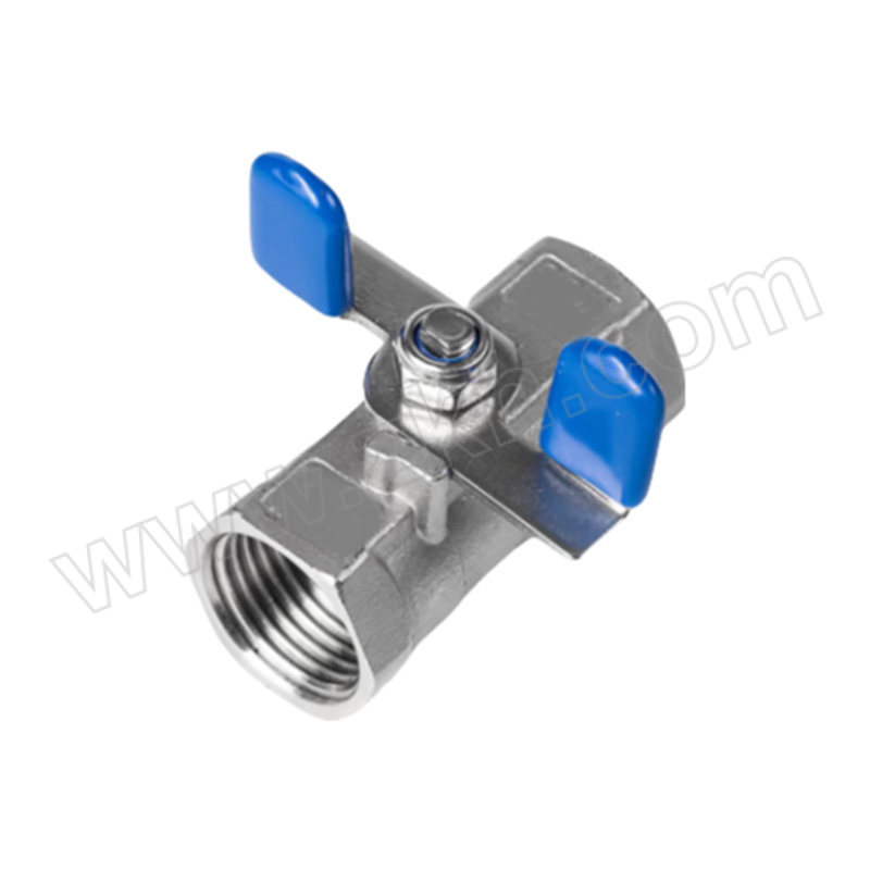 HONGKANG/宏康 Q11F系列304不锈钢一片式蝶柄球阀 Q11F-1000WOG/P-DN15 L=52mm 最大使用16公斤 1台