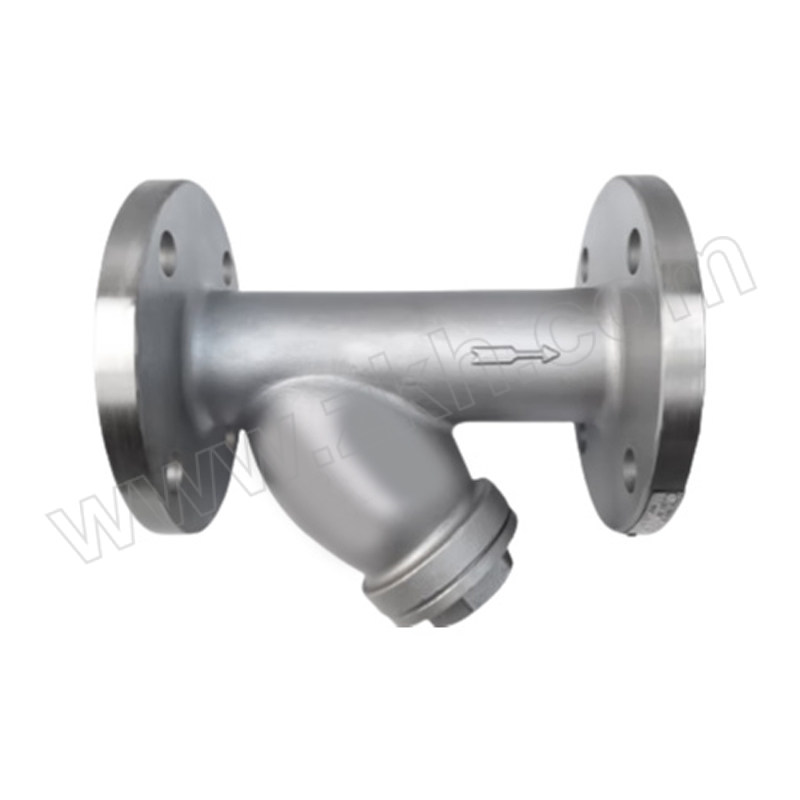 HONGKANG/宏康 316不锈钢法兰Y型过滤器 GL41W-25R-DN100 机械部 L=305mm 1台