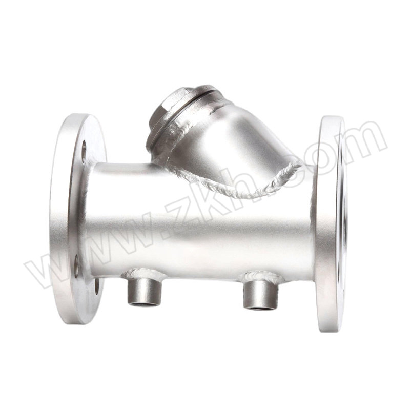 HONGKANG/宏康 316L不锈钢保温夹套法兰Y型过滤器 BY41W-16RL-DN20 机械部 L=140mm 1台