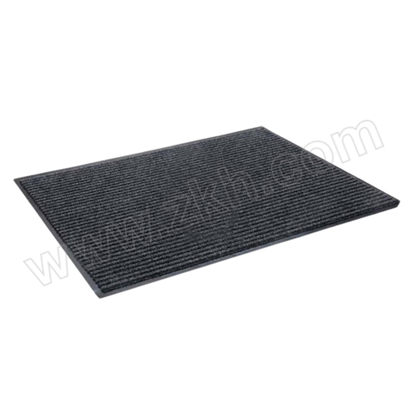 MAWOSI/马沃斯 PVC复合双条纹地垫 XM-LBQ-2×15m 厚7mm 烟灰色 1卷