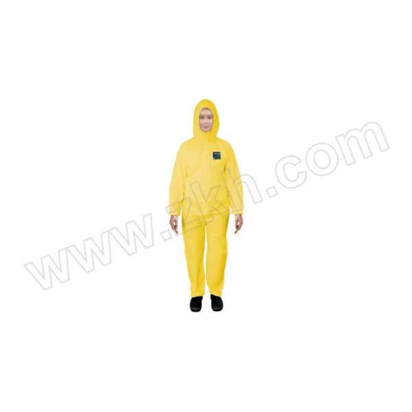 WELL/维尔 连体防化服 PBC-2800 S 黄色 1件