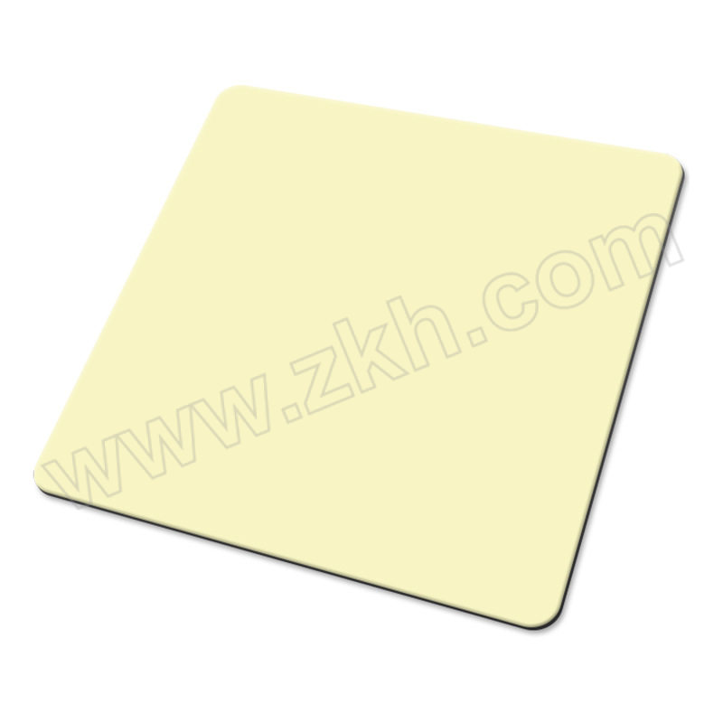 JHS/集华世 纯色铝塑板 JHS-LSB-001 乳黄 厚4mm 铝皮厚30丝 1220×2440mm 不含卸货 1张