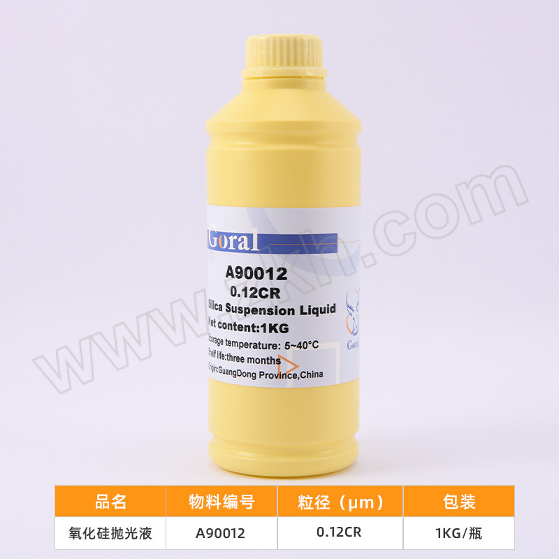 GORAL/斑羚 二氧化硅抛光液 OP-S金相抛光液 硅溶胶抛光液 A90012 0.12CR 1kg 1瓶