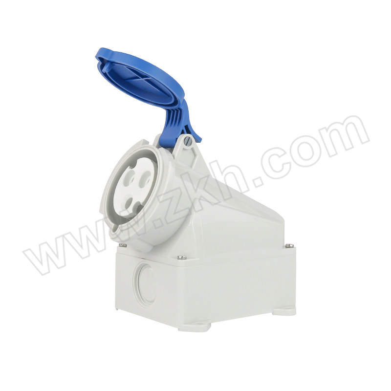 VGUO/围国电气 第三代M系列IP44工业明装插座 WG-1421M 32A 三芯 220-250V 1个