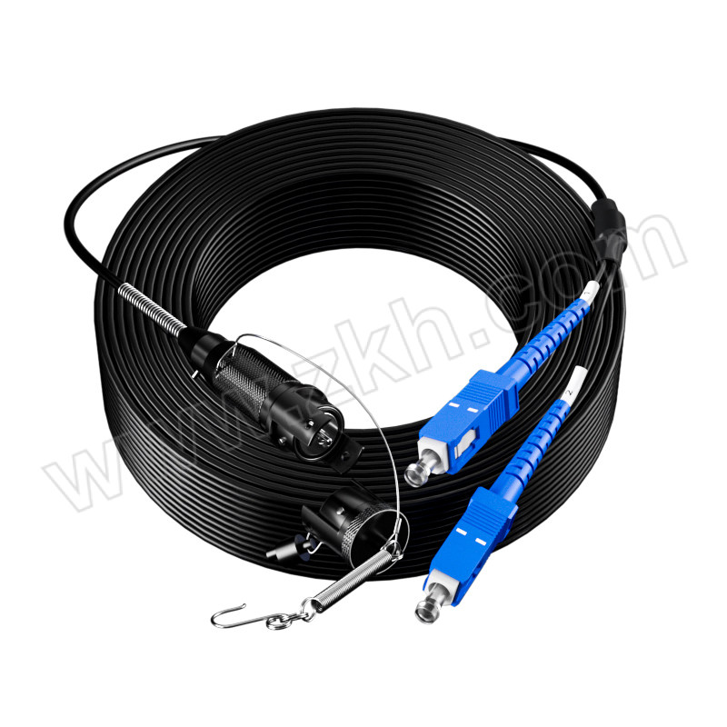 SINGFIYA/星飞亚 野战TPU光缆2芯5.0mm SFY-YZS2AS1000 G657A2-航空头-SC-1000M 1卷