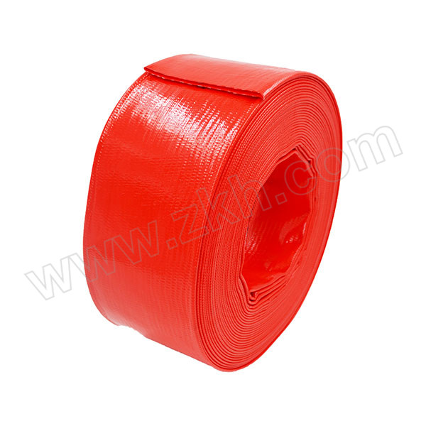 FLYSTABLE/翔立 PVC水带(带接头)红色 102mm×20m (含水带接头:C+E) 承压4bar 1卷