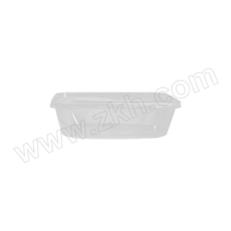 CNMF/谋福 一次性塑料餐盒 tj2248 350方加厚带盖-50个 1箱