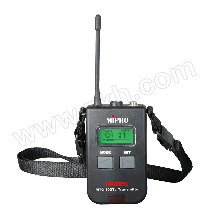 MIPRO/咪宝 数字无线导览系统讲解器发射器 MTG-100Ta 5号电池供电 1个