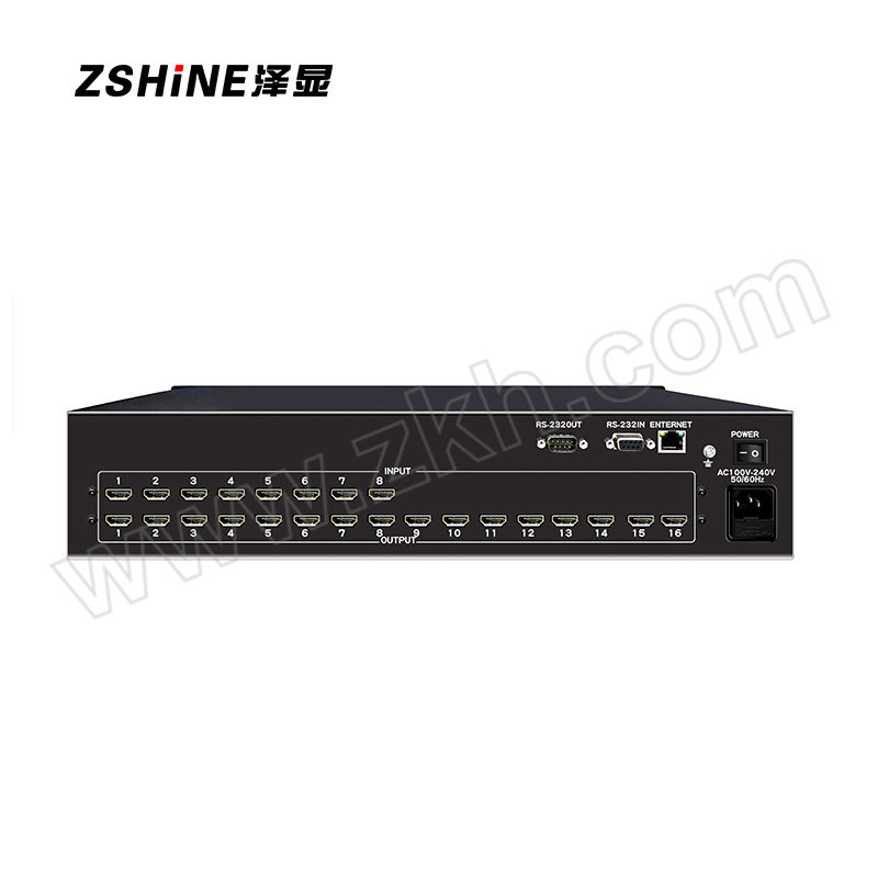 ZSHINE/泽显 拼接屏控制切换矩阵 ZX-51VHK-0816 8进16出 1台