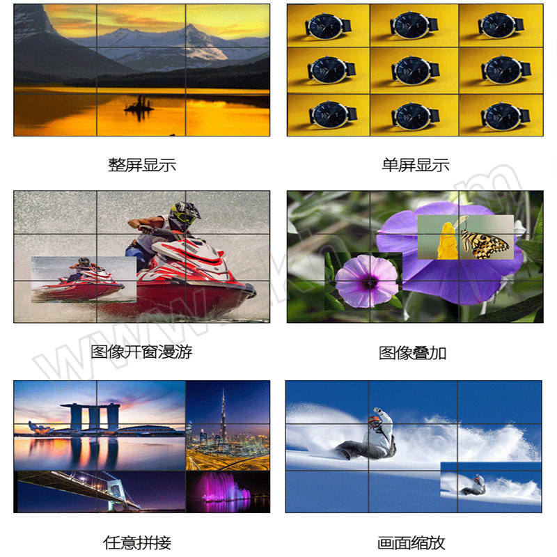 ZSHINE/泽显 外置多屏拼接控制处理器 ZX-61VHM-0816 8进16出 1台