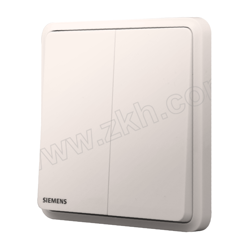 SIEMENS/西门子 灵蕴系列二位单控开关 5TA1221-3NC01 16AX 辰曦白 1个
