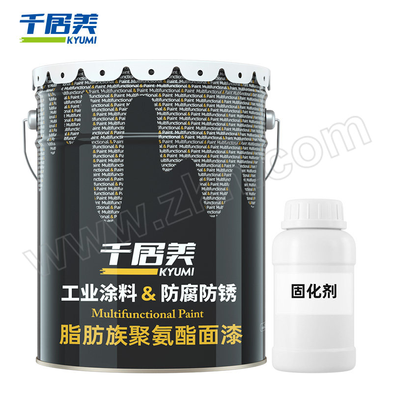 QIANJUMEI/千居美 脂肪族聚氨酯面漆 银色 20kg主剂+2kg固化剂 1组