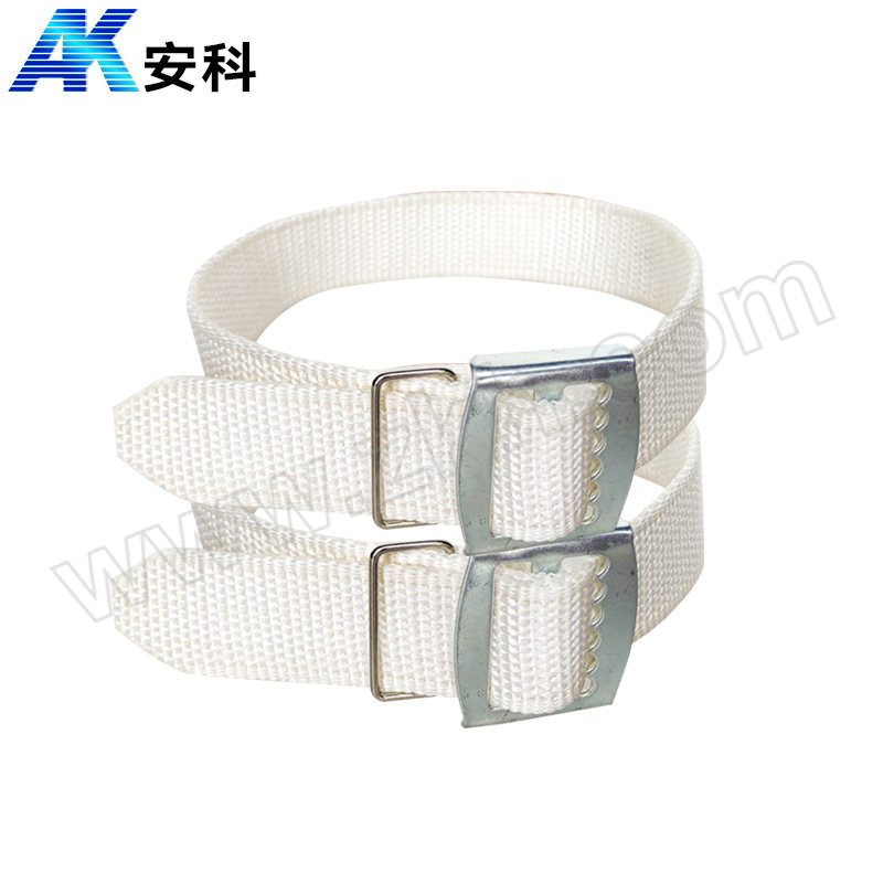 AK/安科 电工电力爬杆脚扣带 AK-JKD 长52cm 宽2.6cm 白色 2条 1副