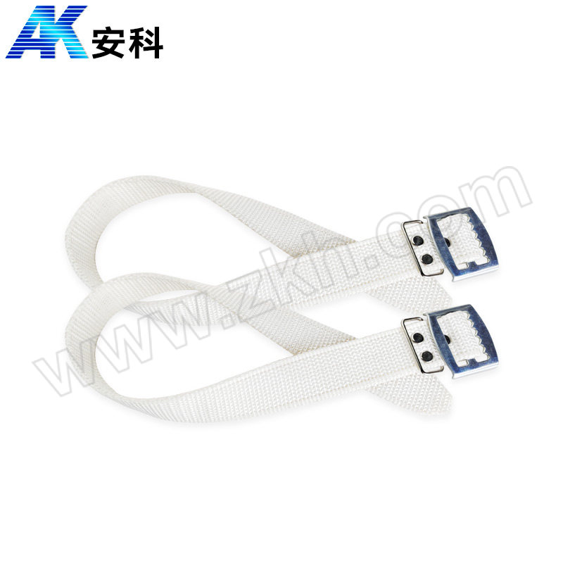 AK/安科 电工电力爬杆脚扣带 AK-JKD 长52cm 宽2.6cm 白色 2条 1副