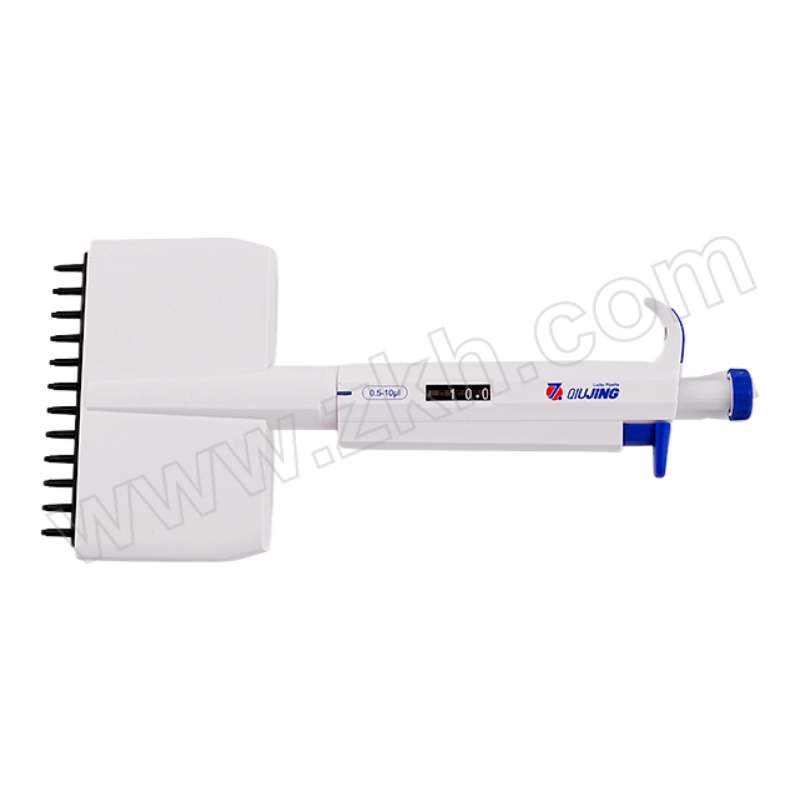 QIUJING/求精 Lucky系列微量手动12道可调式移液器 23011200010 0.5~10μL 1支