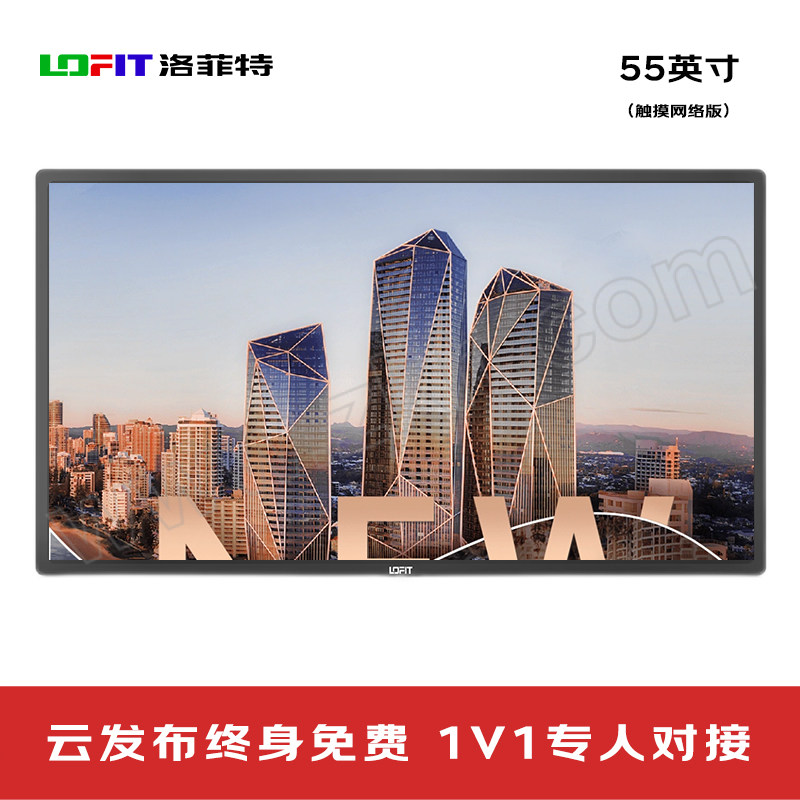 LOFIT/洛菲特 55"自助查询机 LFT55BG-S2 触控一体机 触摸屏智能平板壁挂广告机 1台