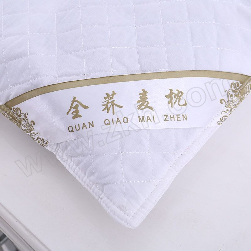 YIXUAN/逸轩 纯棉绗绣荞麦枕一对装 ZZF2024091802 40×60cm 1对