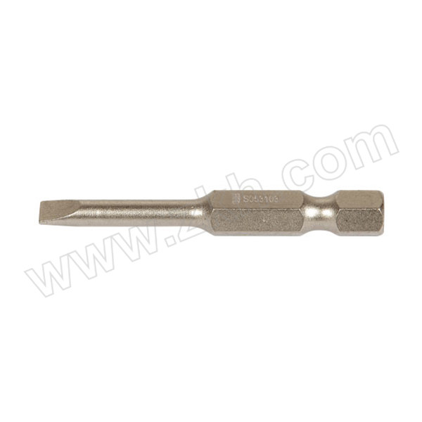SHEFFIELD/钢盾 6.3mm系列50mm长一字旋具头 S053104 4mm 1套