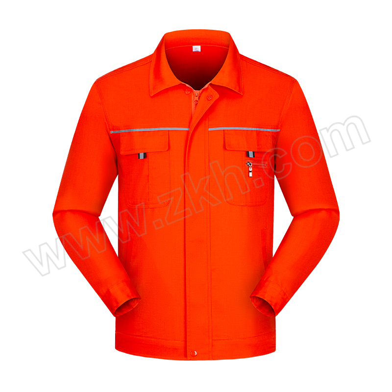 TOPRUI/拓普瑞 春秋涤棉防静电工作服上衣 6602上衣 S/160码 橘色 1件