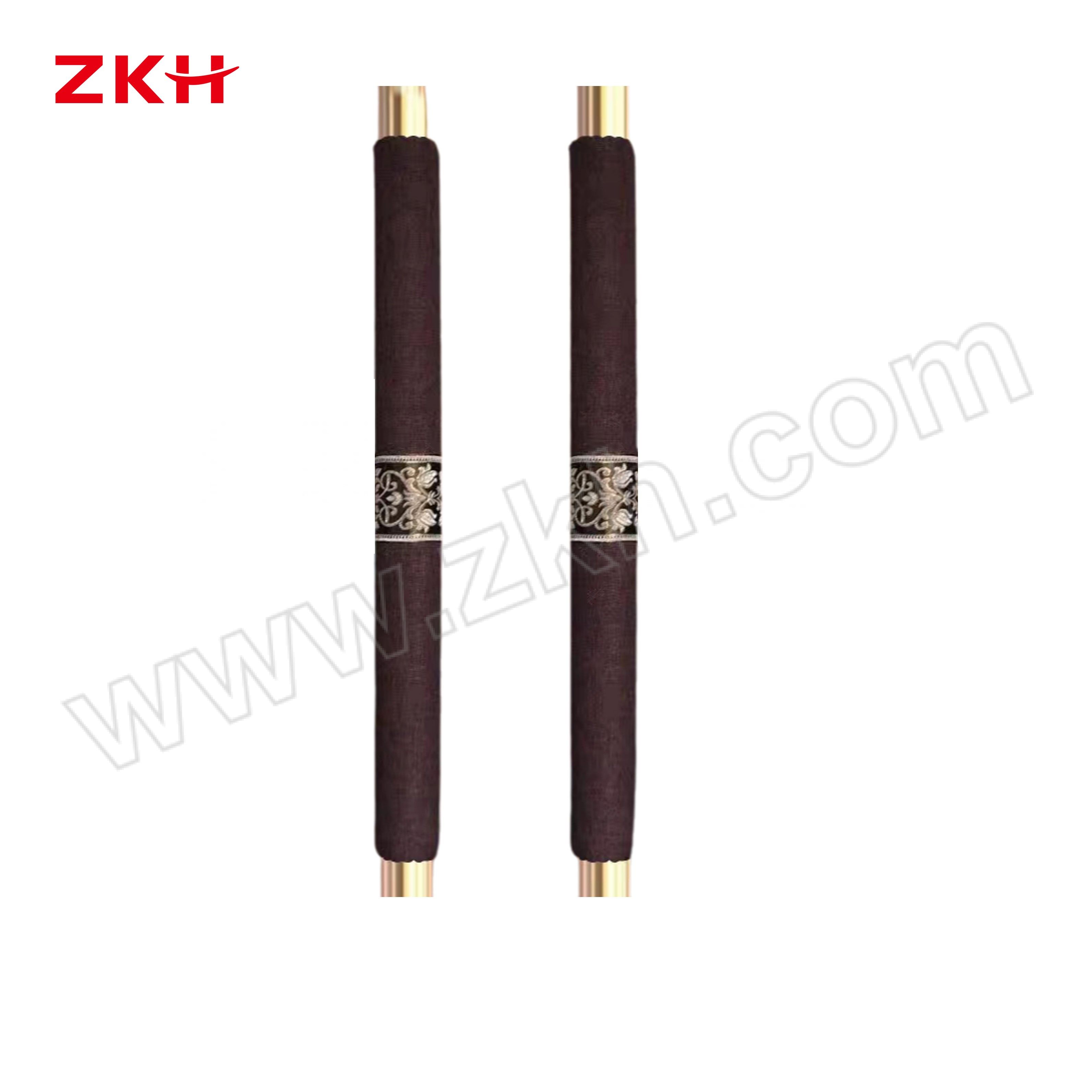 ZKH/震坤行 中国风四季通用门把手套 ZKH-MBST 长100cm 净周长13cm 浅灰色/深咖色/浅咖色/中国红随机 1对