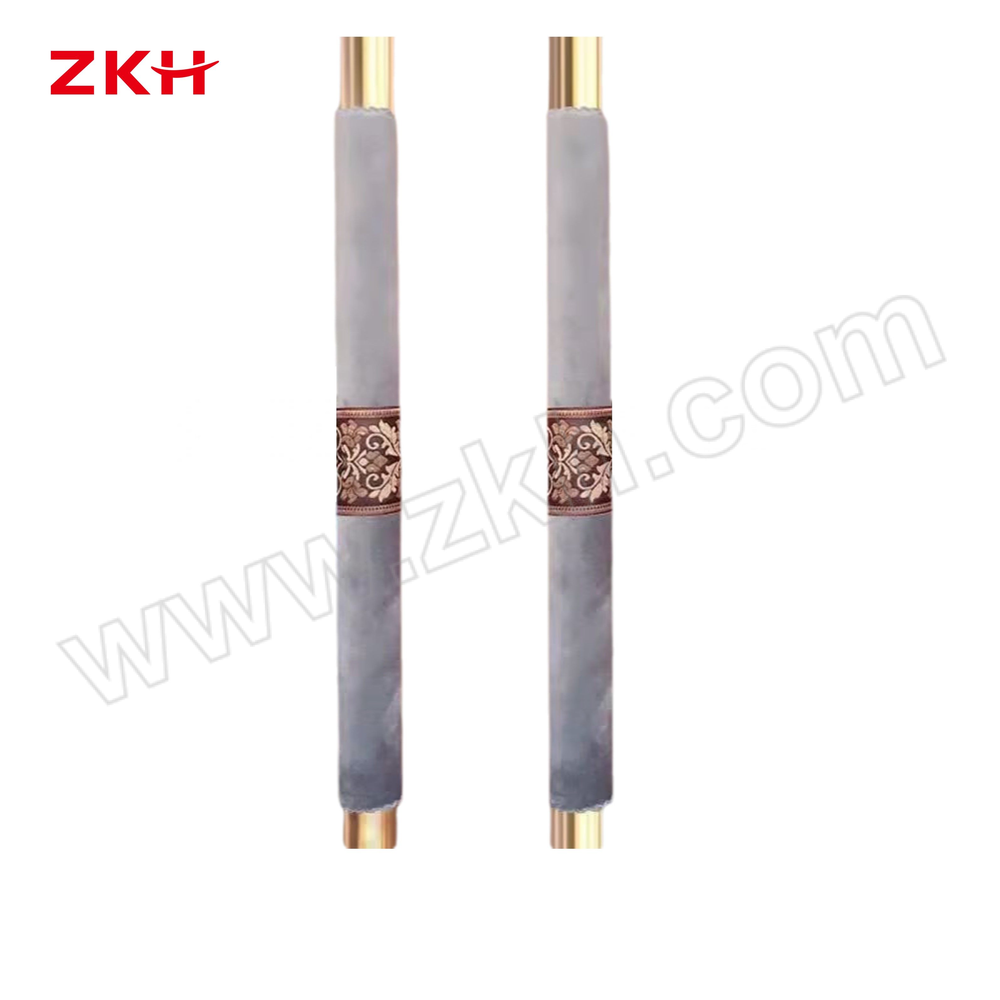 ZKH/震坤行 中国风四季通用门把手套 ZKH-MBST 长100cm 净周长13cm 浅灰色/深咖色/浅咖色/中国红随机 1对