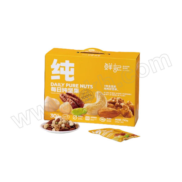 XIANJEE/鲜记 每日坚果 纯坚果 750g 1盒