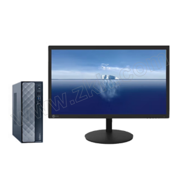LENOVO/联想 台式电脑整机 M300 定制 酷睿12代i5-12600H (32GB) (1TB) SSD 集显 WiFi 8L机箱 Win11H 3年保修 配来酷21.5"显示器 1套
