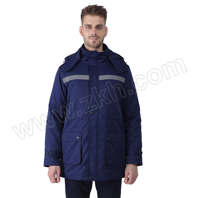 CONGDI 工作服棉服冬季可拆卸 18056 L 蓝色 1件