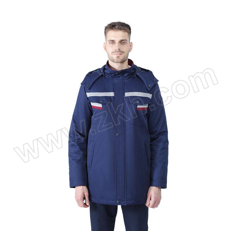 CONGDI 工作服棉服冬季可拆卸 18061 藏蓝色 2XL 1件