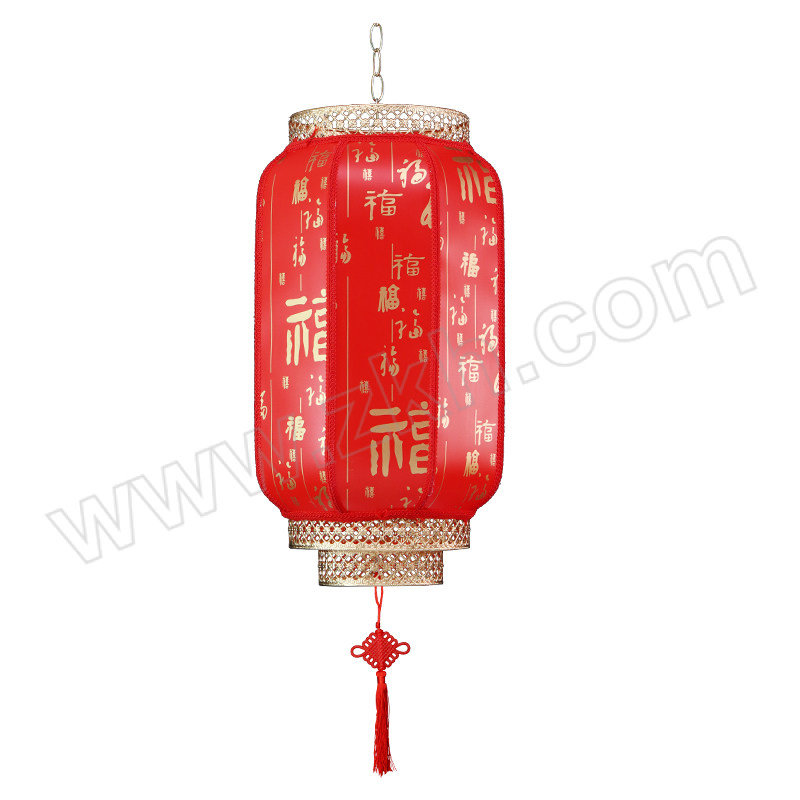 KUALI/跨厉 户外仿羊皮灯笼中式挂饰中国风手工新年灯笼酒店景区装饰 40# 高度40cm直径25cm 1个