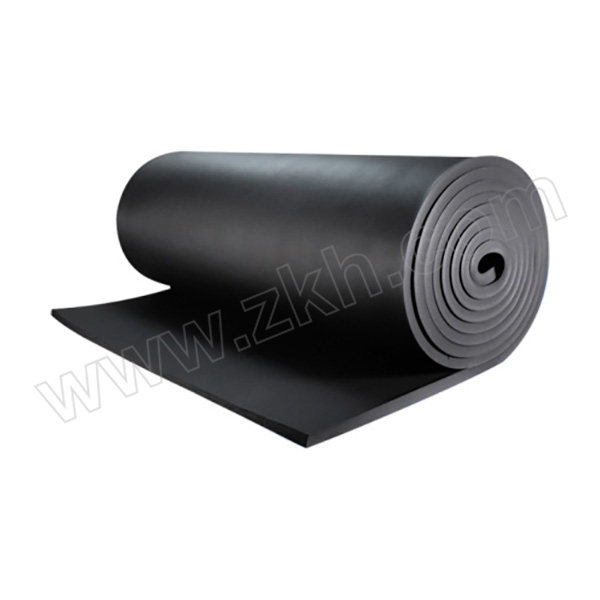 KAIDELIN/凯德林 B2级橡塑保温板 长度8000mm 宽度1500mm 厚度约25mm   12m²/卷 不带铝箔 不带自粘 1平方米