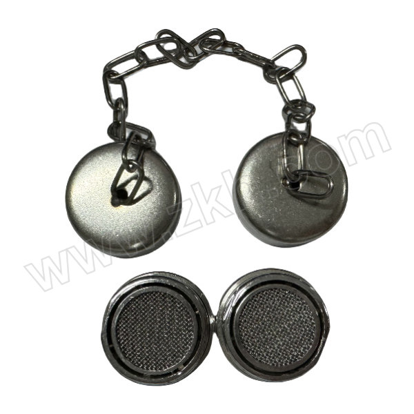 ZKH/震坤行 304不锈钢洗眼器喷头套装 EWA-05 M14喷头*2个+φ24mm喷头盖子*1对 1套