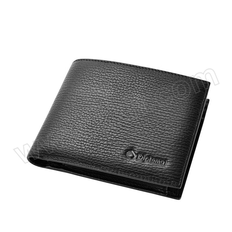 DIPLOMAT/外交官 横夹 DS-1268-1 11.5×1.8×9.2cm牛皮黑色 1个