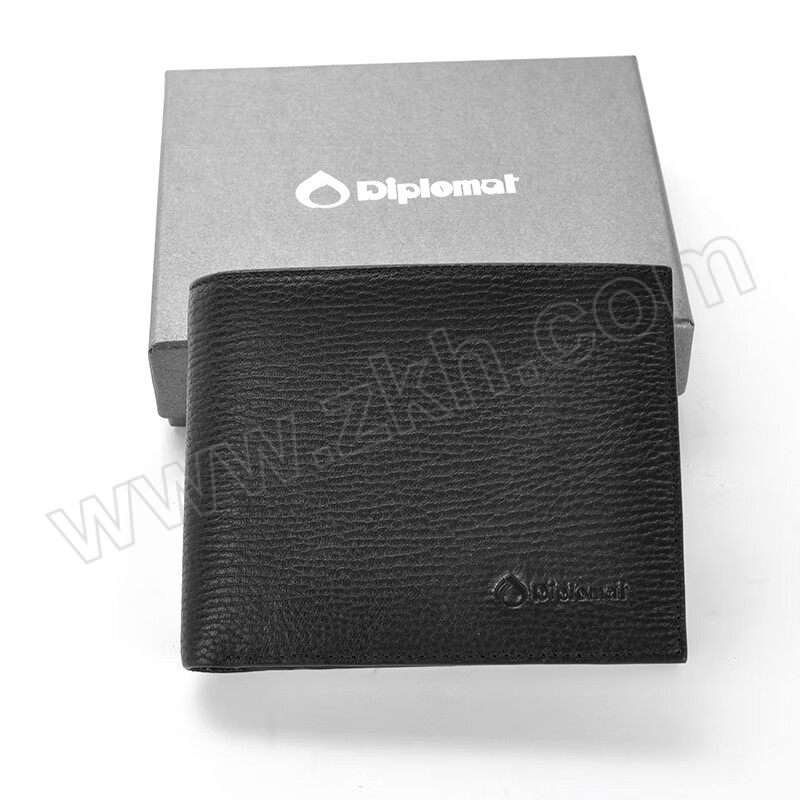 DIPLOMAT/外交官 横夹 DS-1268-1 11.5×1.8×9.2cm牛皮黑色 1个