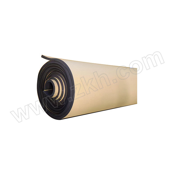 KAIDELIN/凯德林 B2级单面背胶橡塑保温板 长度8000mm 宽度1500mm 厚度约20mm   12m²/卷 1平方米