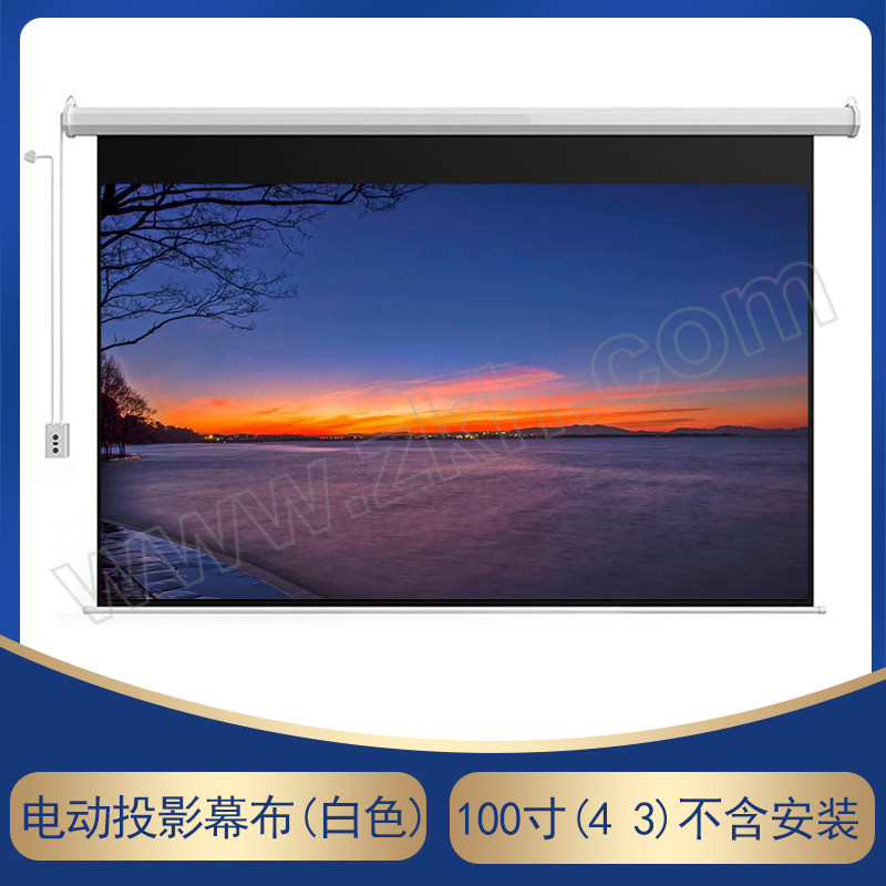 AREDY 电动投影幕布(白色)高清 100寸4:3 1副