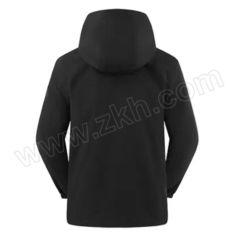 LILANZ/利郎 男女同款全热封登山服可拆卸抓绒内胆防风防水冲锋衣 24LLDC06 黑色 XL 1件