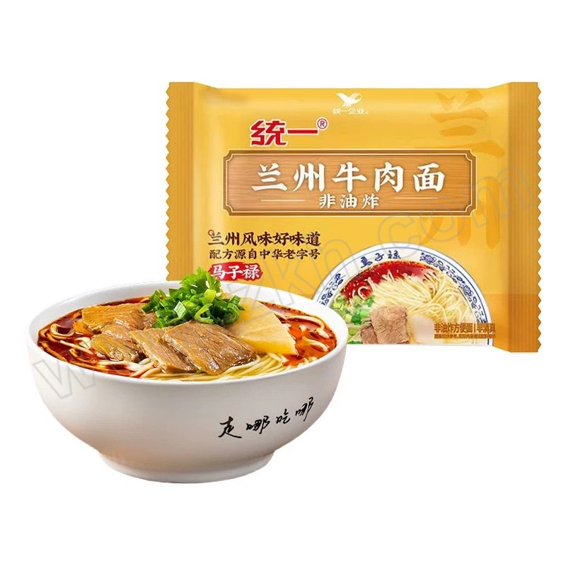TONGYI/统一 兰州牛肉面非油炸袋面四合一 98g/包 24包/箱 1箱
