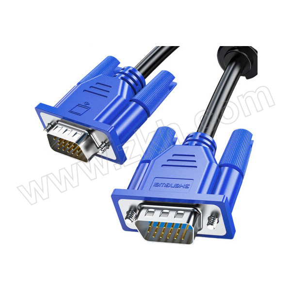 SHENGWEI/胜为 VGA线 VC-3050 高清VGA线 3+6 细线蓝头 5米 1条