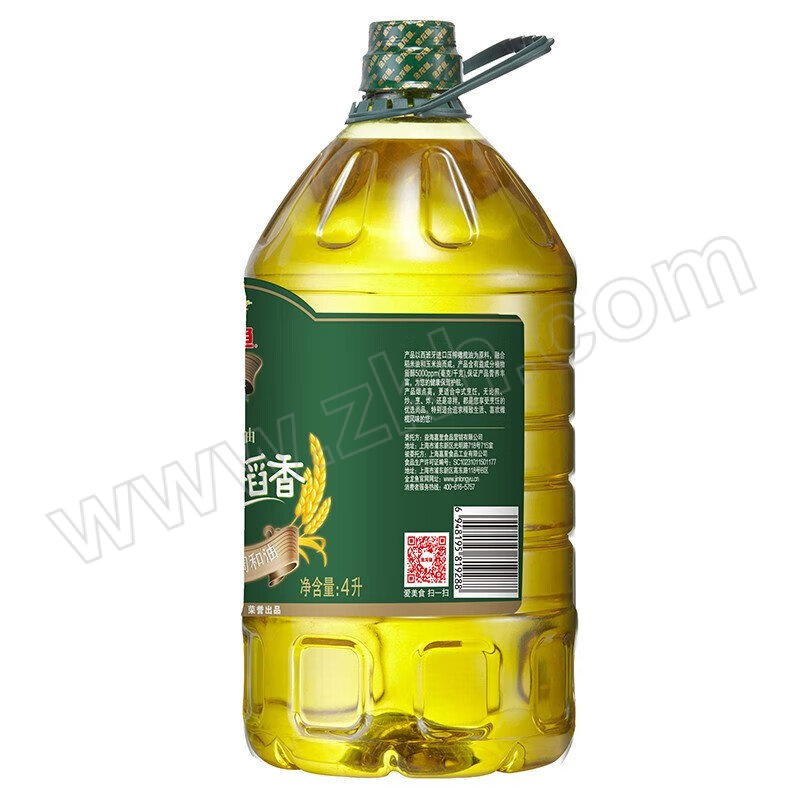 ARAWANA/金龙鱼 橄榄稻香食用植物调和油 4L（非转） 1桶