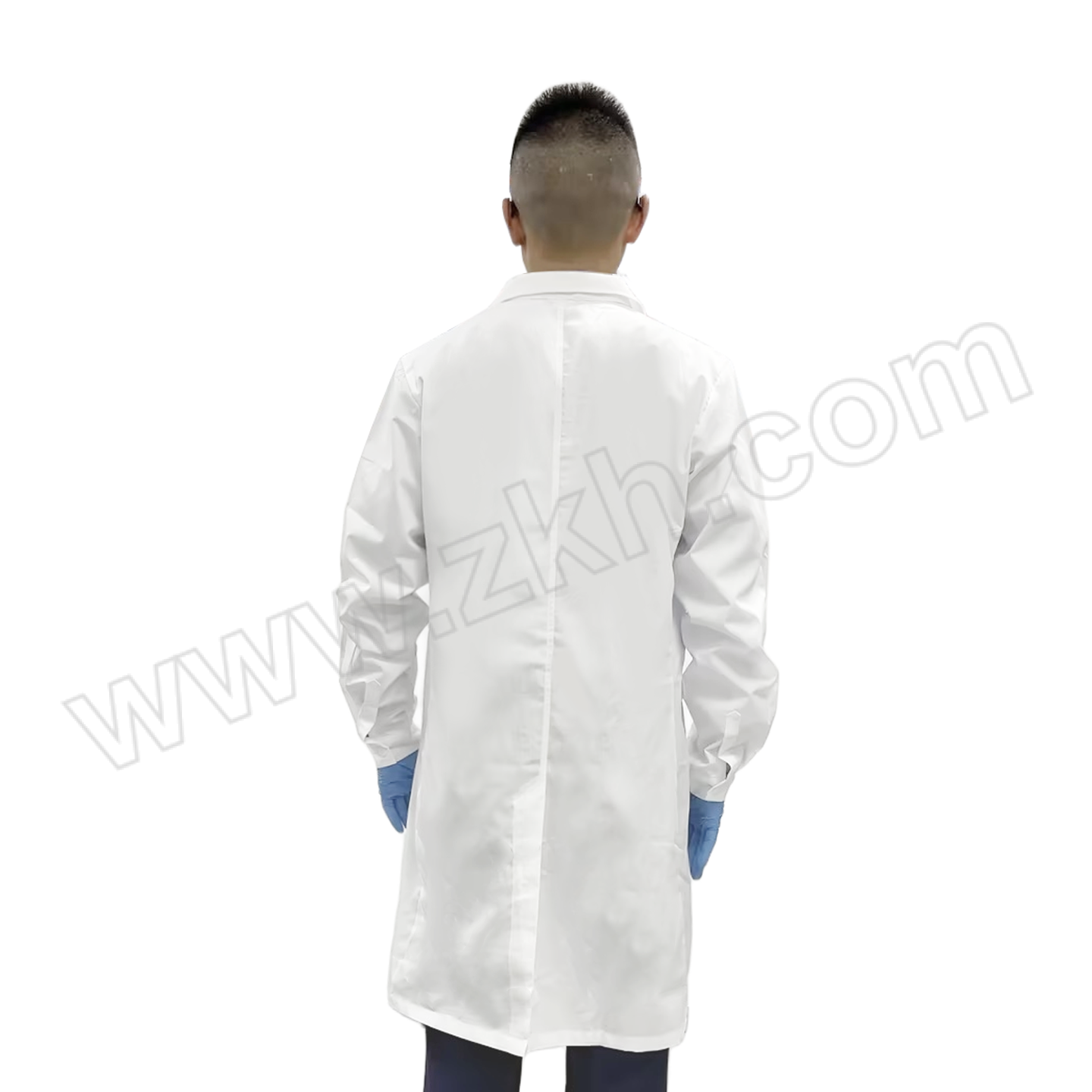ZKH/震坤行 四季款长袖白大褂 AW24003 XL码/180 1件