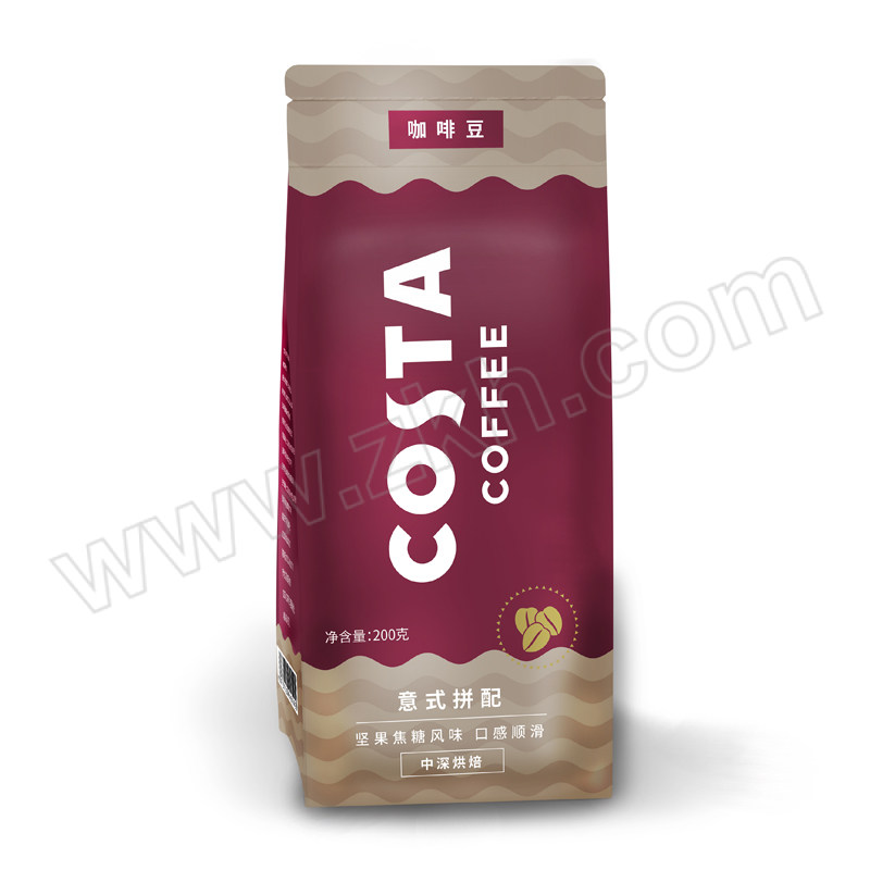 COSTA/咖世家 意式拼配咖啡豆200g 88型 1袋