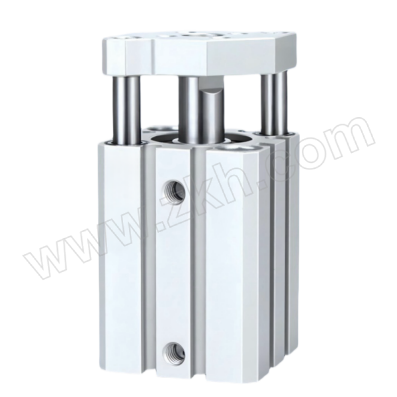 QIANHUAZHIKE/谦华智科 铝合金薄型三轴三杆带导杆气缸 CQMB20×50 缸径20mm 行程50mm 1个