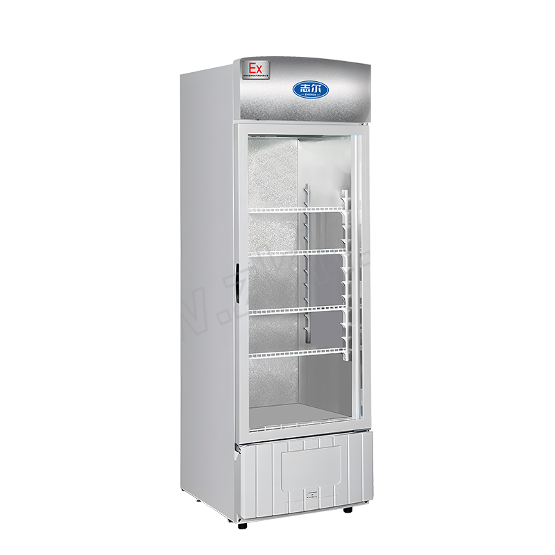 SHIRO/志尔 防爆立式冷藏柜 BL-1600/LC380K 防爆等级IIC T4 直冷冷藏 0~10℃ 配备高低温异常外置声光报警器 含卸货 上楼 1台