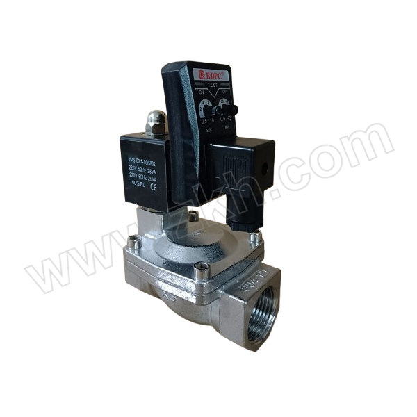 HONGKANG/宏康 不锈钢电磁阀 DF-16P-D-DN25 AC220V不锈钢加厚阀体 L=97mm 1个