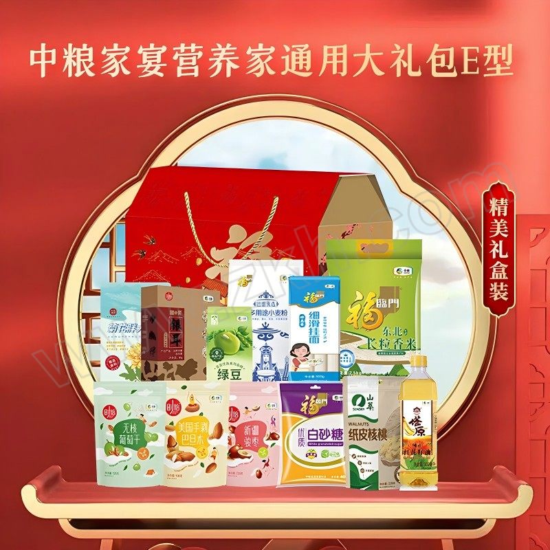FLM/福临门 2025中粮家宴营养家通用大礼包E型 5567g+900ml 1盒