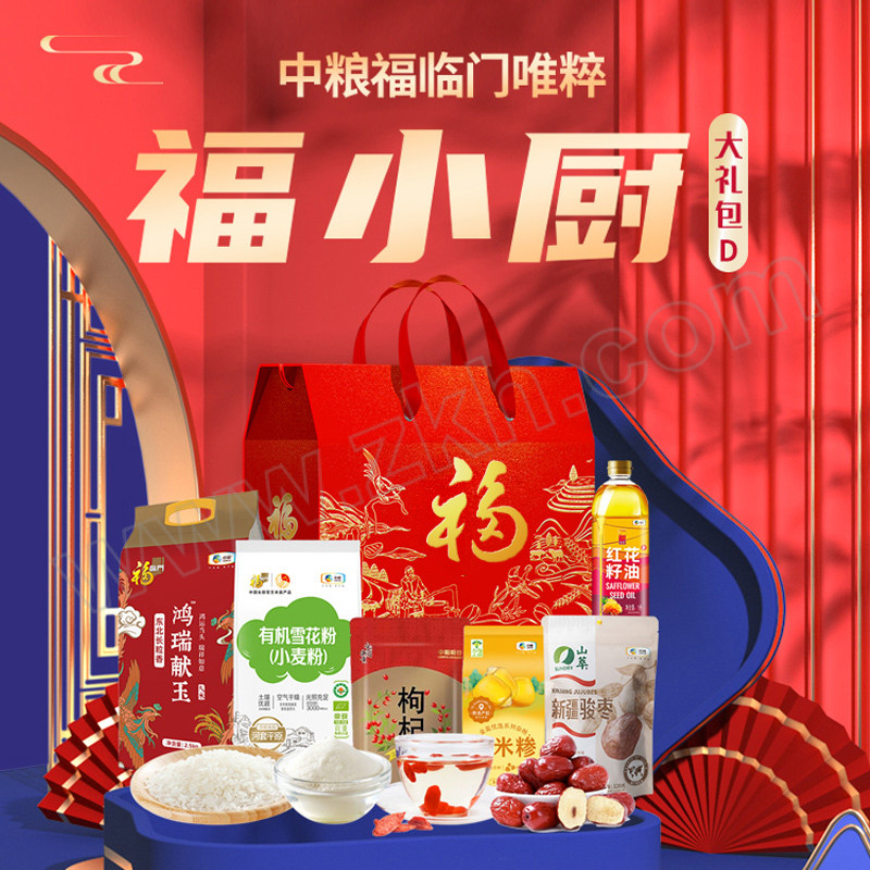 FLM/福临门 2025中粮福临门唯粹福小厨大礼包D型 4208g+1L 1盒