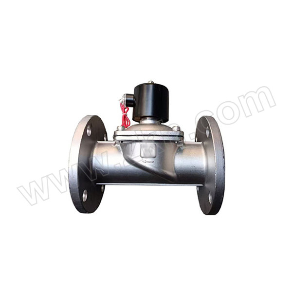 HGFMJT/海工阀门集团 不锈钢法兰水用电磁阀DC24V ZCS-10P-DN50 1台